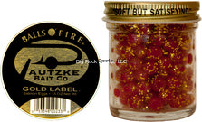 Pautzke Bait Gold Ball Fire Salmon Eggs 1oz