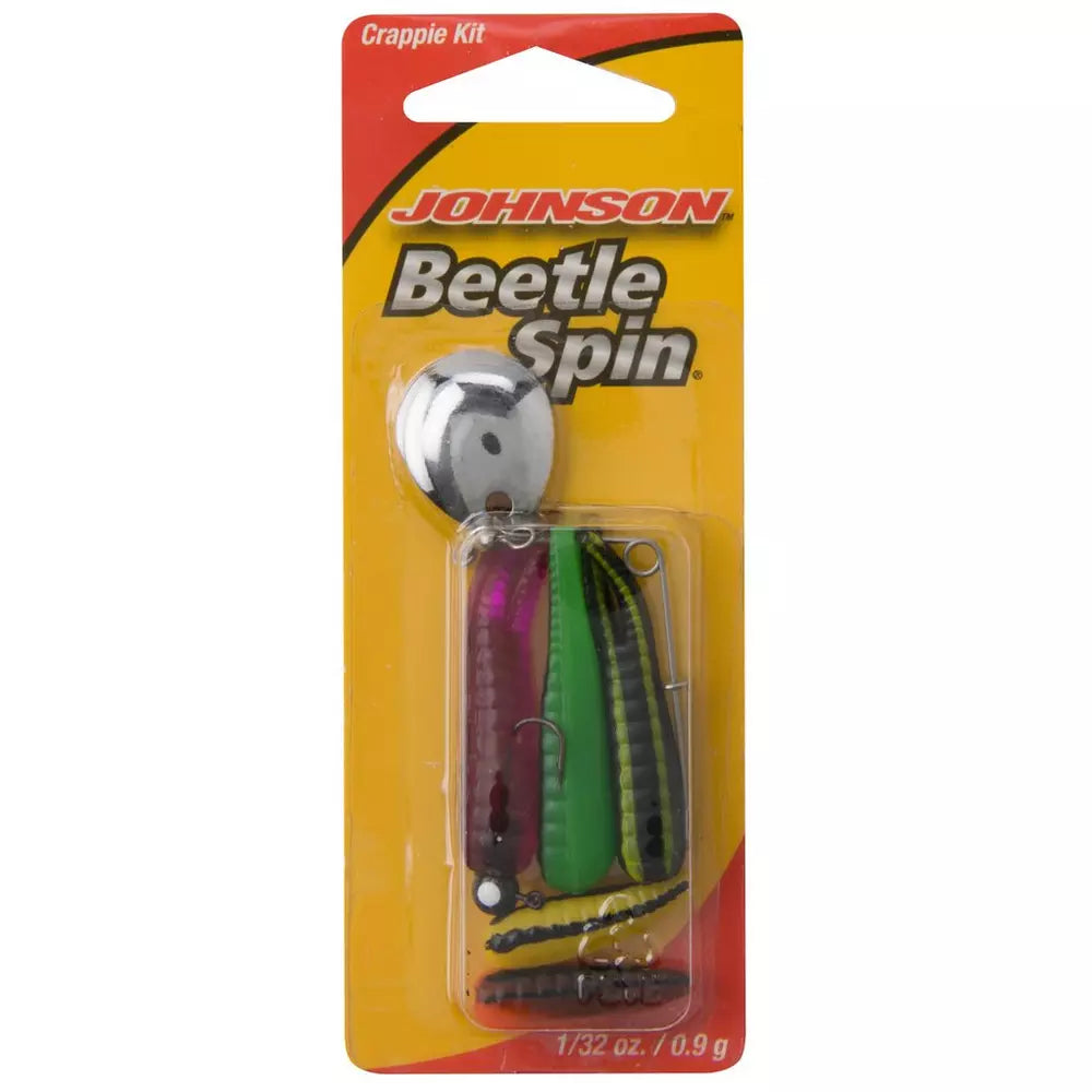 Johnson Beetle Spin Crappie Kit - 1/32oz Assorted