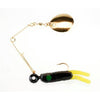Johnson Beetle Spin Gold Blade - Black/Chartreuse