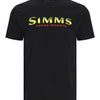 Simms M's Logo T-Shirt - Black-Neon