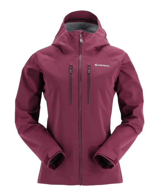 Simms Womens Freestone Jacket Size Med Mulberry