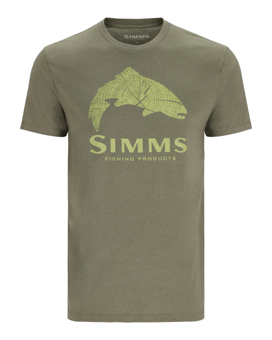 Simms M's Wood Trout Fill T-Shirt