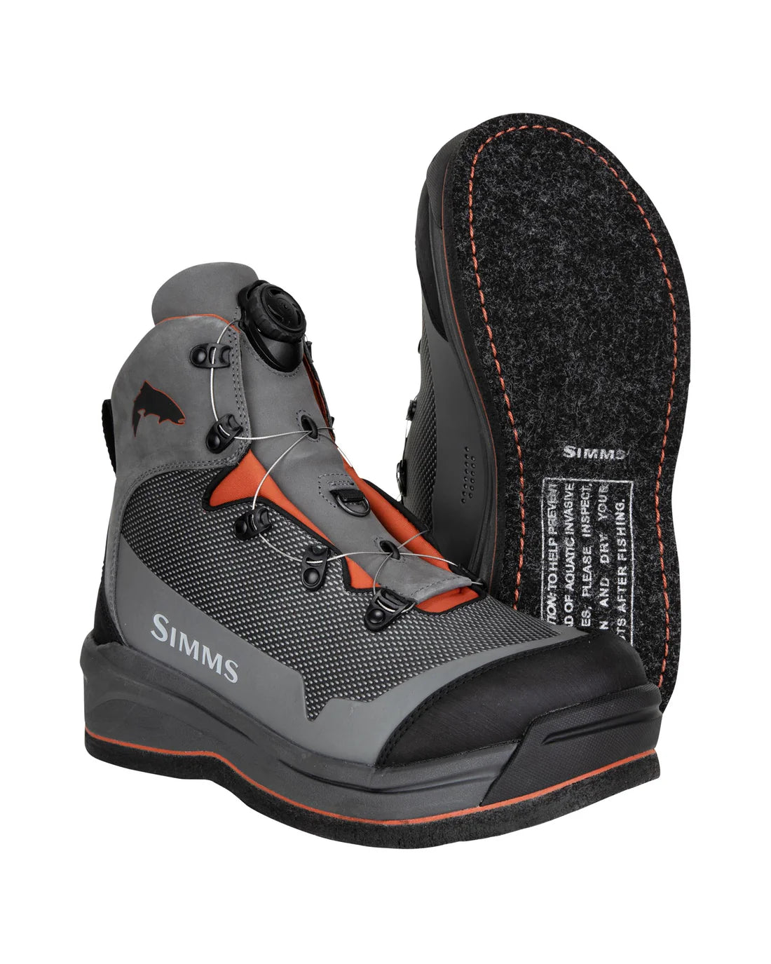 Simms M's Guide BOA Wading Boot Size 11 - Felt *No Box*