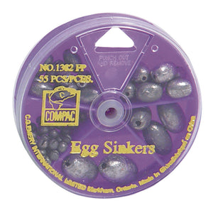 Compact Egg Sinker 55pc Assortment