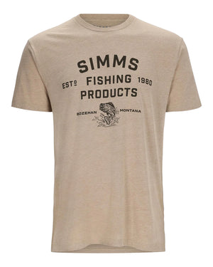 Simms M's Stacked Logo Bass T-Shirt
