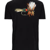 Simms Royal Wulff Fly T-Shirt - Black