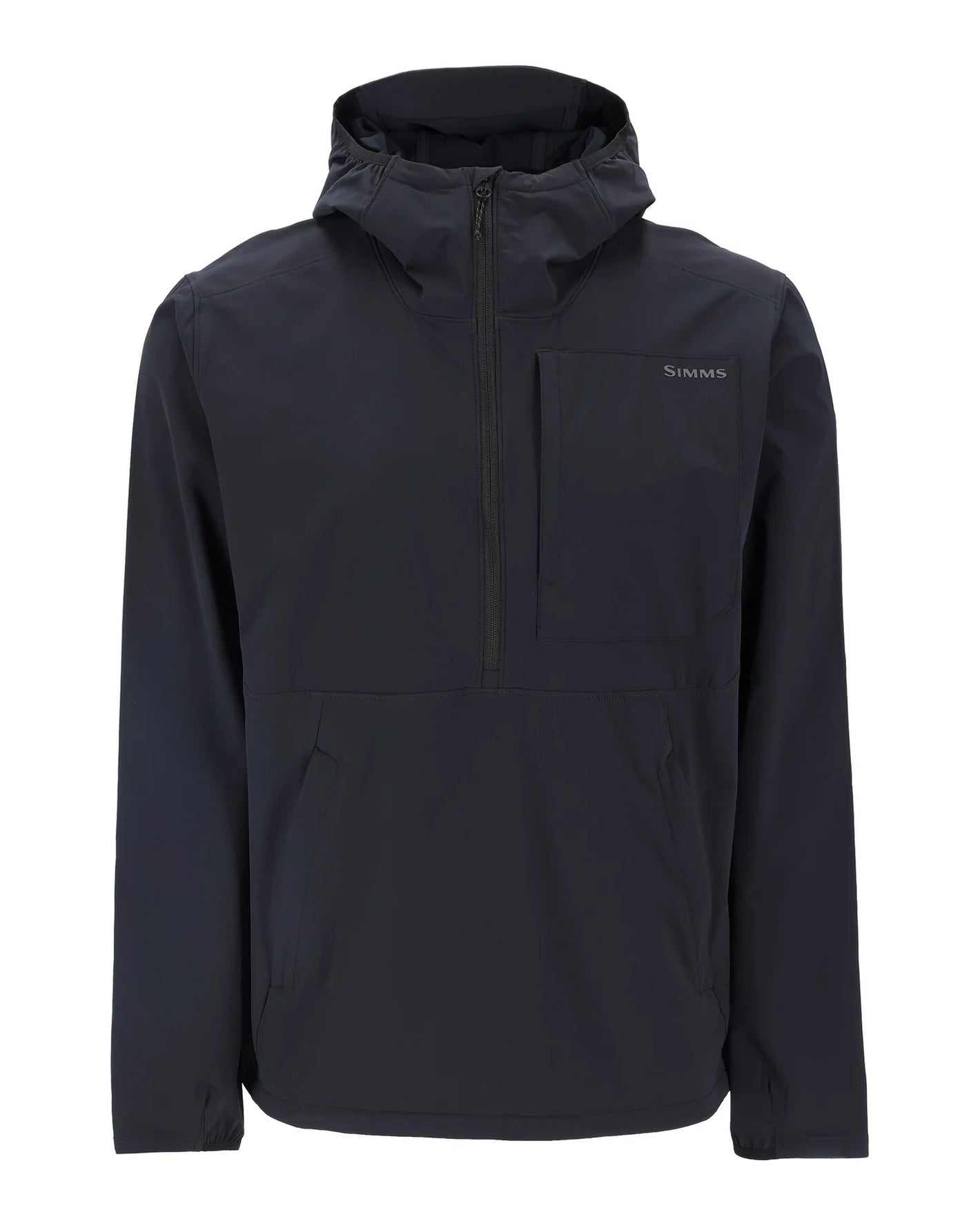 Simms Men's Rogue Flex Half-Zip Pullover - Black