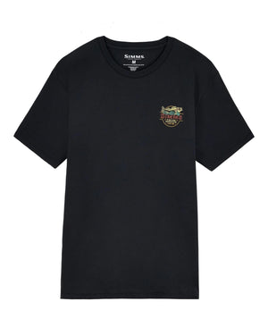 Simms Men's Neon Draft T-Shirt - Black