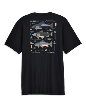 Simms Men's Chart T-Shirt - Black