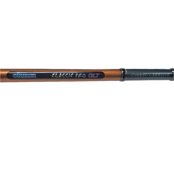 okuma classic pro glt copper lead core trolling rod Leadcore hf welded seams CHUBBY POPPER 42 [Brand Okuma Classic Pro GLT Color:Laguna Limetreuse Tail
