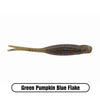 X Zone Scented Stealth Minnow 2.75" (9pack) - Green Pumpkin Blue Flake