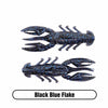 X Zone Scented Stealth Craw 2.5" (6 Pack) - Black Blue Flake