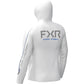FXR Men's Derby Air UPF Pullover Hoodie - White/Cobalt