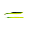 Bam Baits 4" Fork Tail - Black & Chartreuse