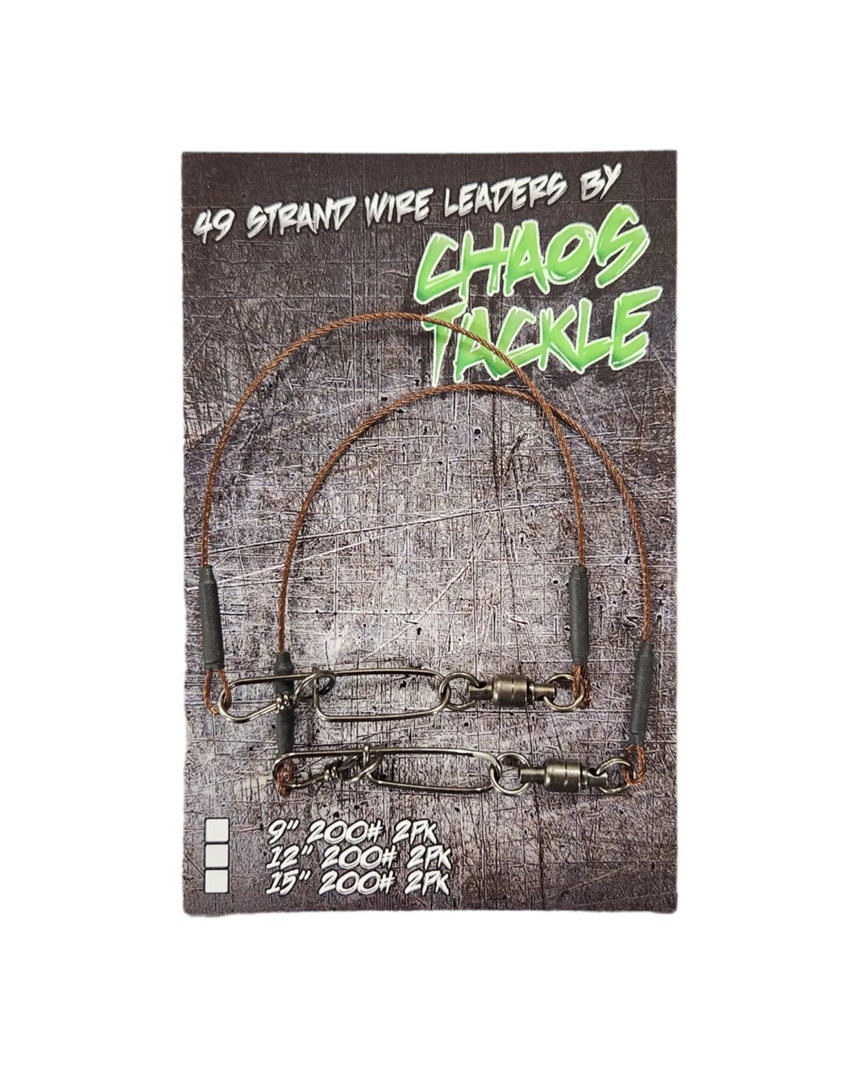 Chaos Tackle 49 Strand Wire Leader 2pk