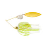 War Eagle Spinnerbait Colorado/Willow Hammered - Hot White/Chartreuse/Gold Frame