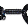 Garry Yamamoto 4" Double Tail Hula Grub - 021-Black/Lg Blue Flake