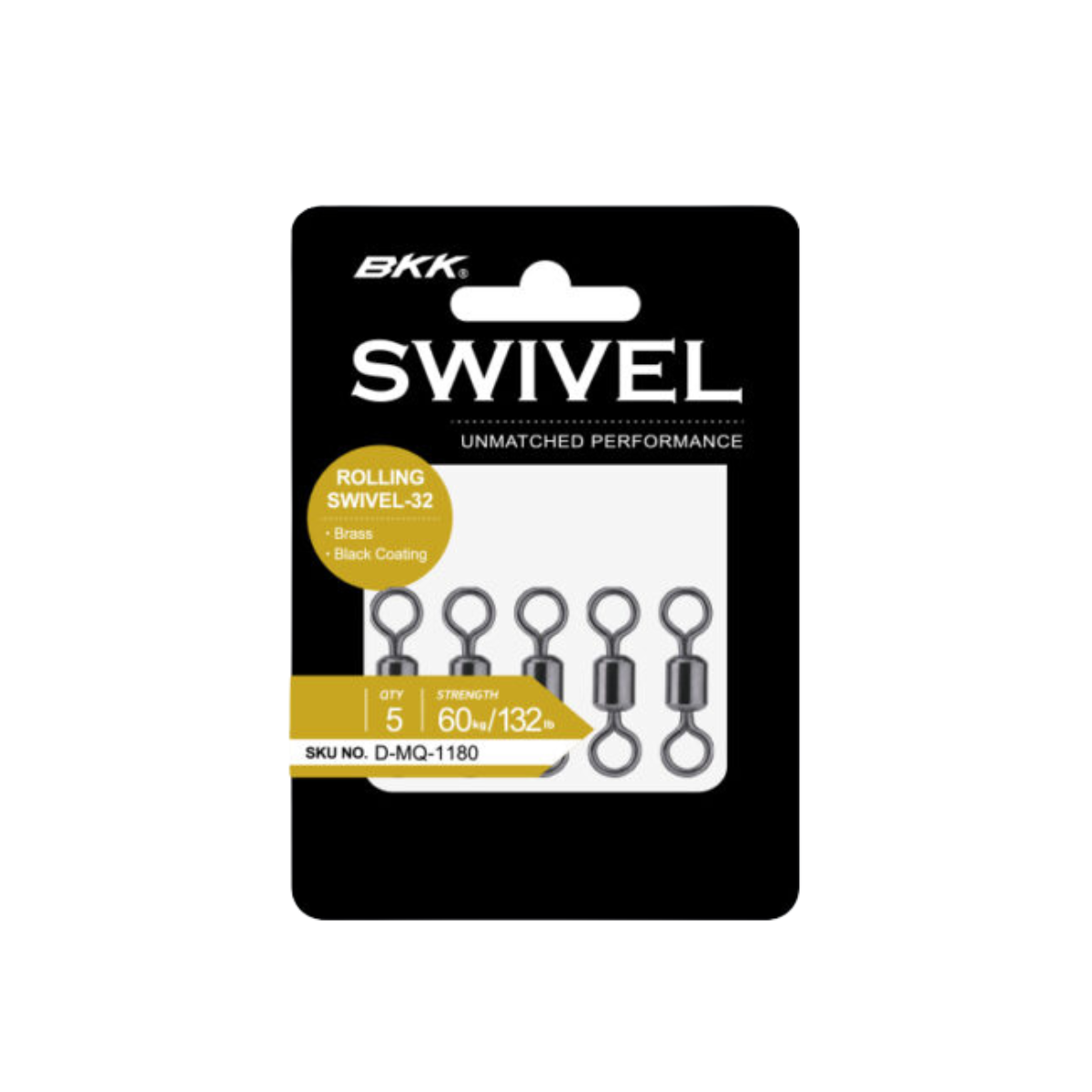 BKK swivel packaging on a white background