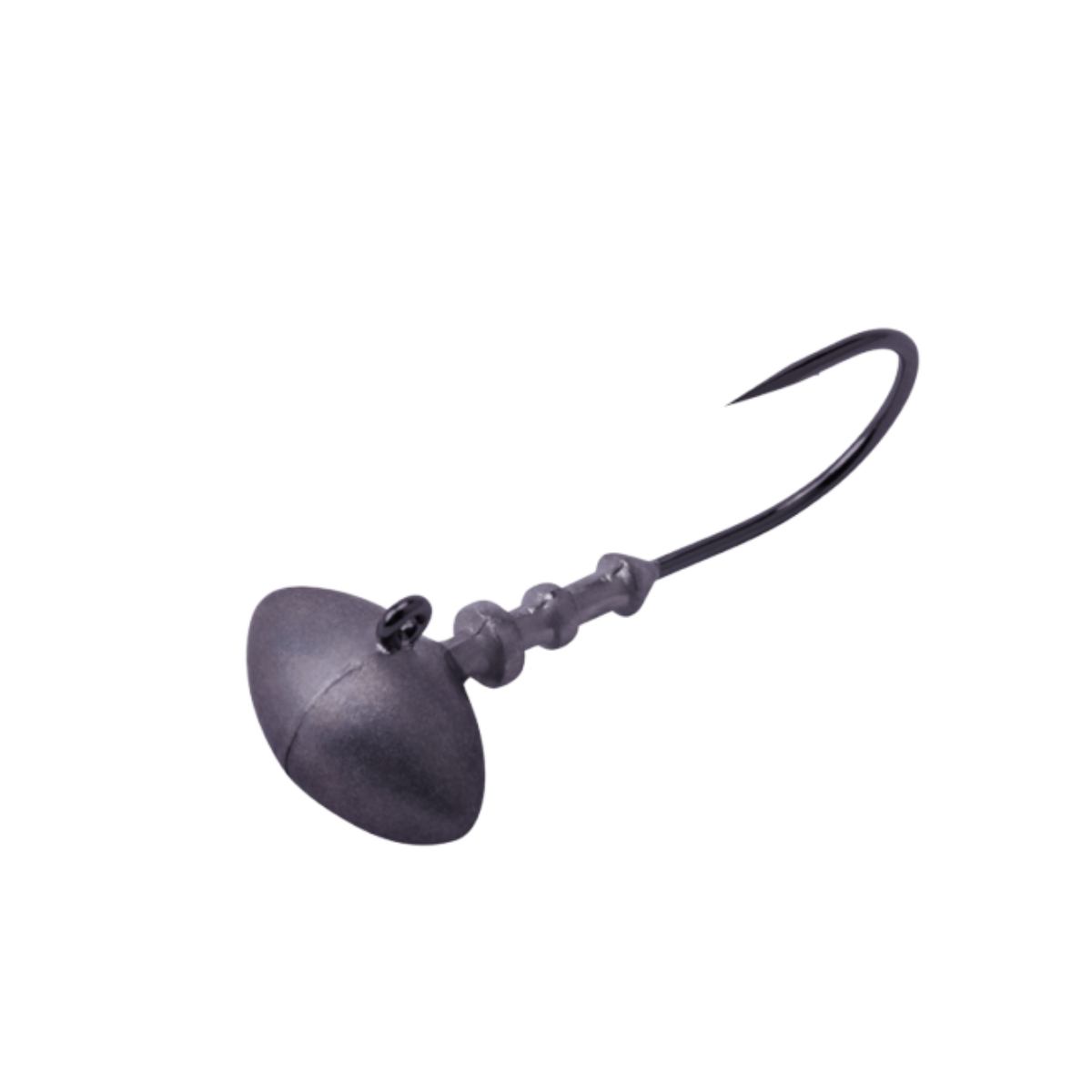 Fishing lure with a hook on a white background