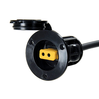 Cannon Flush Mount Power Port - Black