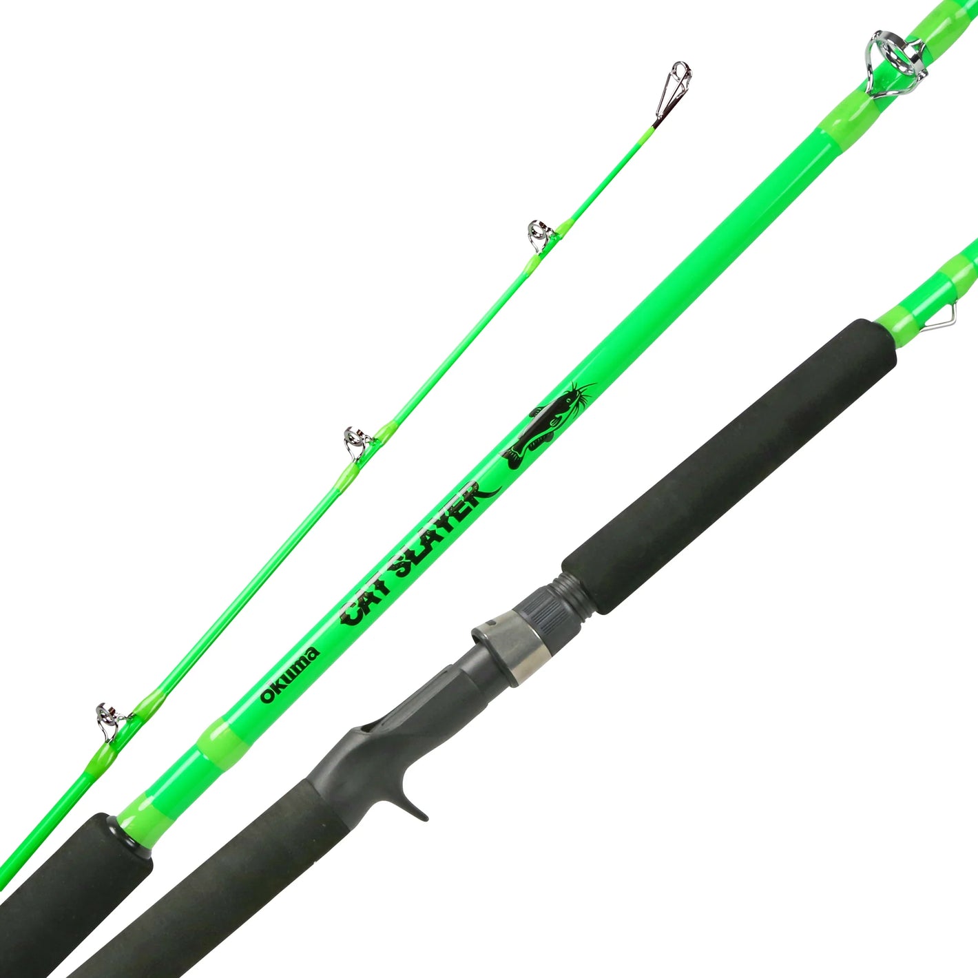 Okuma Cat Slayer Catfish Rod - 8' Medium Heavy 2pc