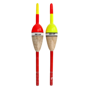 Eagle Claw Balsa Style Spring Float 2pk (Red&Chartreuse)