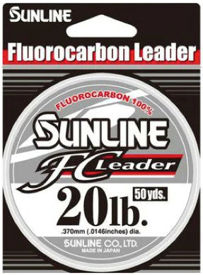 Sunline 100% Fluorocarbon FC Leader - 50yd