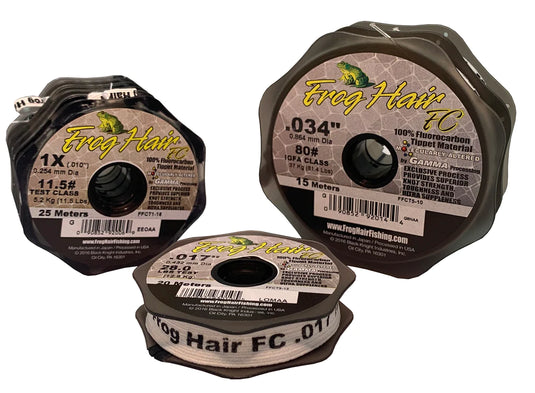 Frog Hair FC 100% Fluorocarbon Tippet