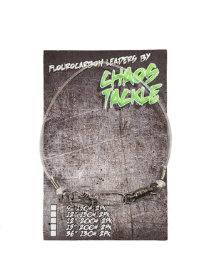 Chaos Tackle Fluorocarbon Leaders - 15" 200#