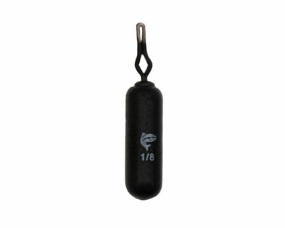 Freedom Tackle Tungsten  Drop Shot Cylinder Matte Black