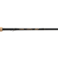 Fishing rod with 'GLX' branding on a white background