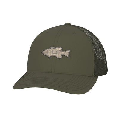 Huk Bass Logo Trucker