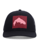 Simms HD Logo Trucker Hat - BLACK