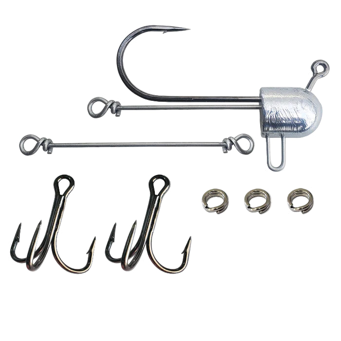 Waterwolf 9" Gator Tube Jig RIg 2 oz