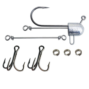 Waterwolf 9" Gator Tube Jig RIg 2 oz