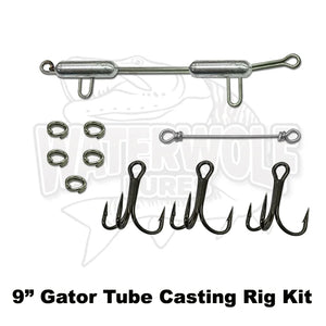 Waterwolf 9" Gator Tube Casting Rig 1 oz