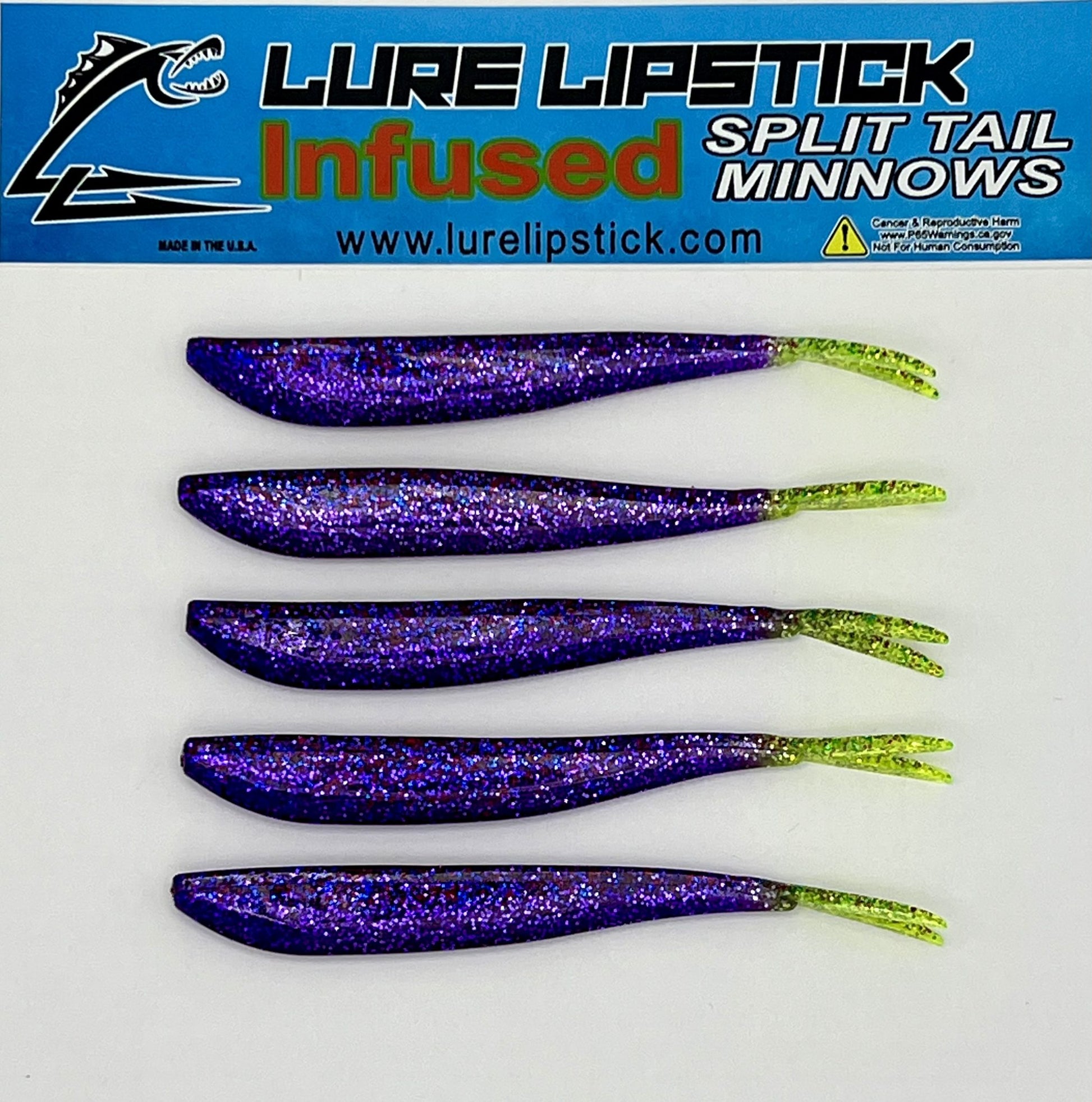 Lure Llipstick 4 Split Tail Minnows