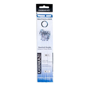Kamakazi Snelled Baitholder Carbon Hooks
