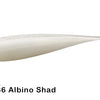 Lunker City 3.5" Fat Fin-S Fish - #36 Albino Shad