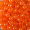Troutbeads 12mm Mottled - Orange Clear