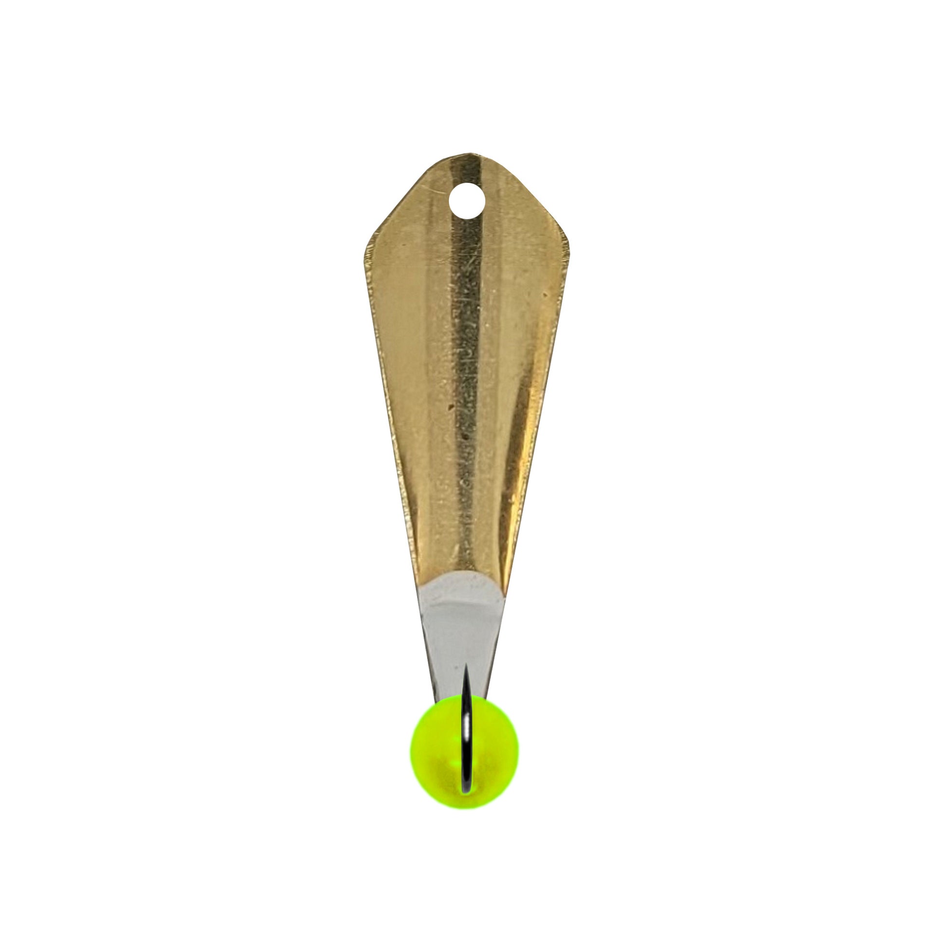 McGathy's Hooks Slab Grabber - Kite - Brass - Clear Chartreuse