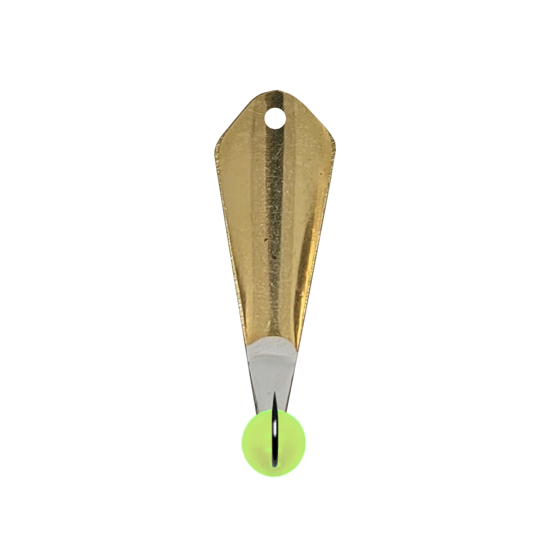McGathy's Hooks Slab Grabber - Kite - Brass - Solid Chartreuse
