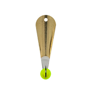 McGathy's Hooks Slab Grabber - Round - Brass - Clear Chartreuse