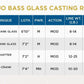St. Croix Mojo Bass Glass Trigon Casting Rod