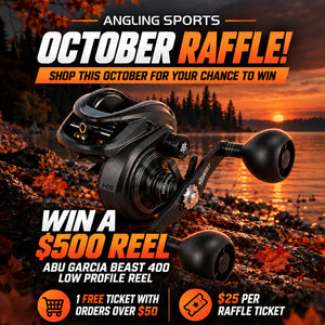 October Raffle Ticket – Win A $500 Abu Garcia Reel