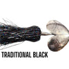 Chaos Tackle Double 8 Bucktail - Black Nickle