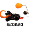 Chaos Tackle 1.5oz Colorado Spinnerbait - Black Orange