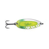 Blue Fox Rattlin' Pixee Spoon - 340-Flo Chartreuse UV