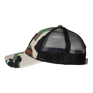 Simms Bass Icon Woodland Camo Trucker Hat