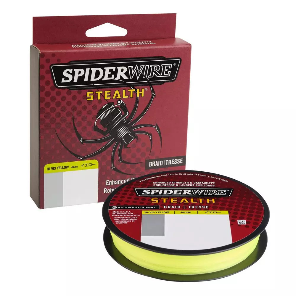 SpiderWire Stealth Braid - Hi-Vis Yellow